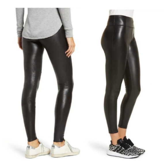 NEW Rachel Zoe High Waist Faux Leather Leggings - Picture 2 of 6